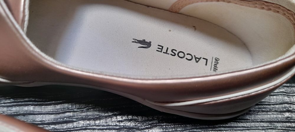Ténis sapatilhas lacoste novos 37,5  senhora