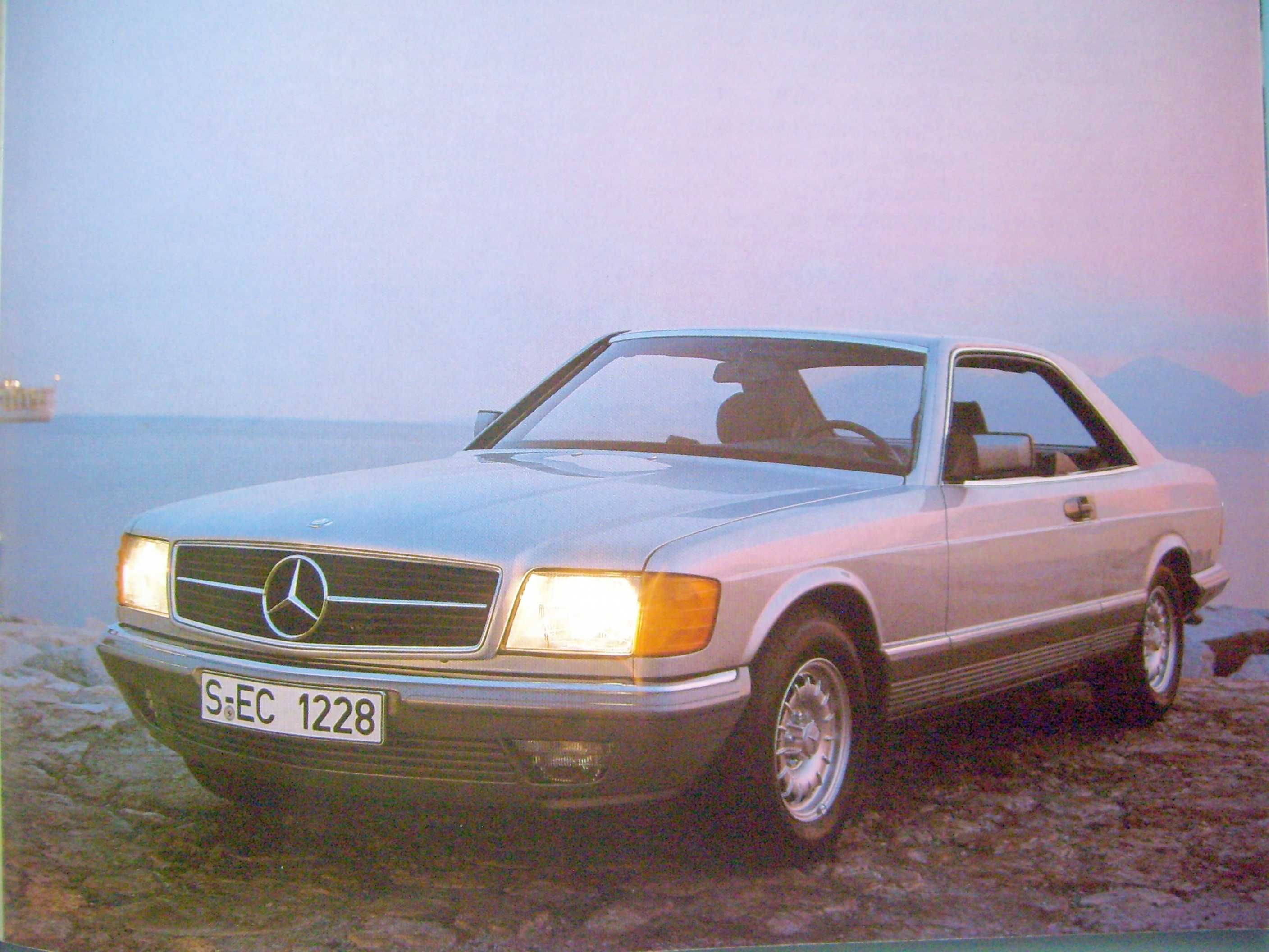 MERCEDES C126 (W126 Coupe) 1984 *prospekt 32 str. IDEAŁ - RABATY !