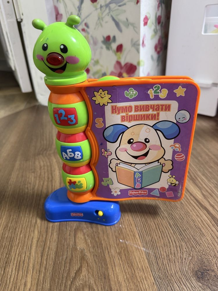 Fisher price музична розмовляюча книга українською