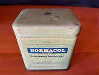 Lata antiga de medicamento NORMACOL