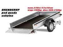 Brenderup 2260WSUB750 TILT pod quady  uchylna przyczepa do przewozu quadów, małych pojazdów