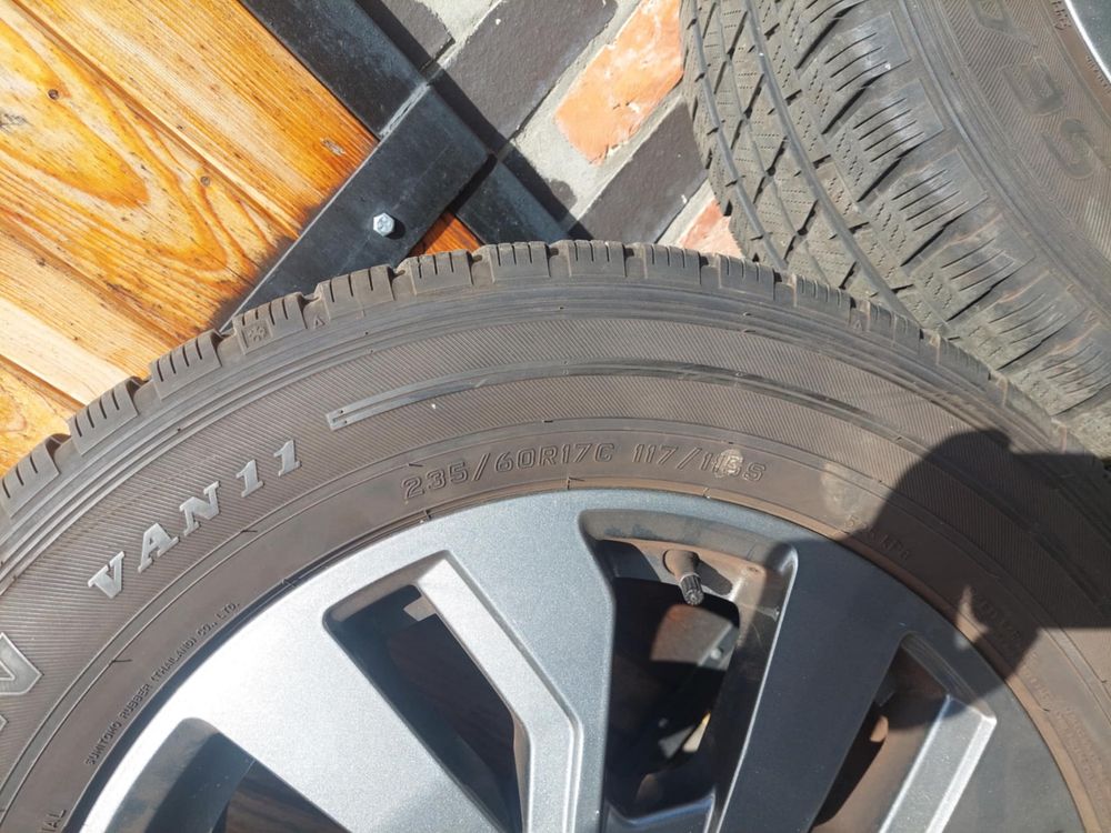 komplet kół 17” 5x118 235x60/17 Ducato/Boxer/Jumper do campera