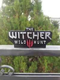 Wiedźmin III Dziki Gon, Witcher III Wild Hunt - ozdobny napis kolekcja