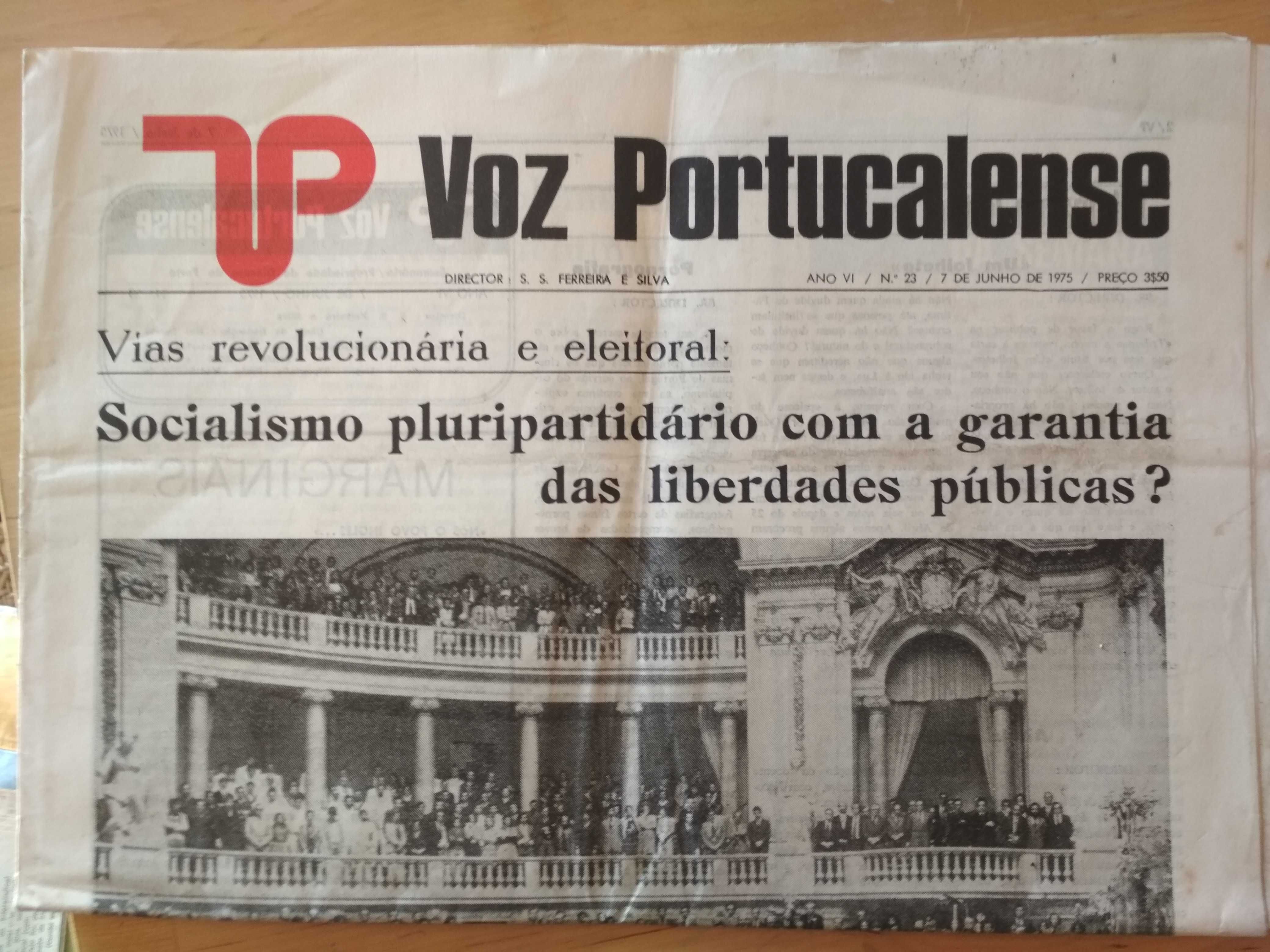O coiso, e Voz Portucalense, 1975
