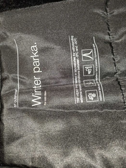 Kurtka parka zimowa Zara XS