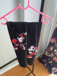 Legginsy getry ocieplane z Myszką Minnie Miki 134cm 8-9 lat