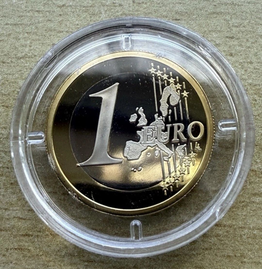 7 Moedas Proof de 1 Cent a 1 Euro Mónaco, 2005 e 2006