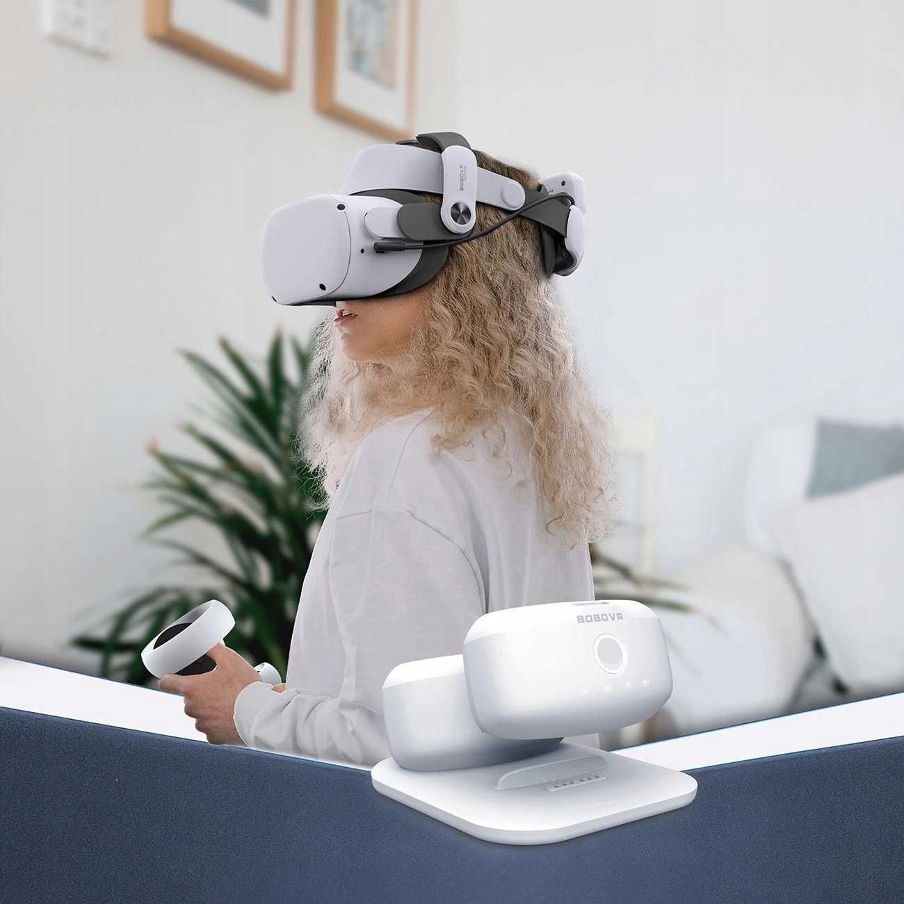 Кріплення/ремінь Oculus Quest 2 BOBOVR M2 Plus twin bat с двома акум.