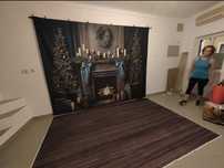 Fundo de Natal 2x3m em Algodão