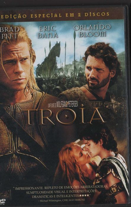 Dvd Tróia - drama histórico - Brad Pitt/ Peter O'Toole - 2 dvd's