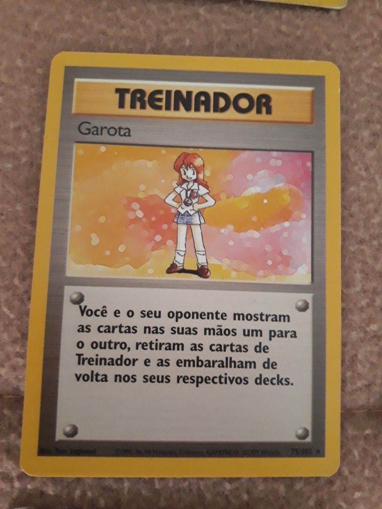 Cartas pokemon treinadores 23 de 25 base set