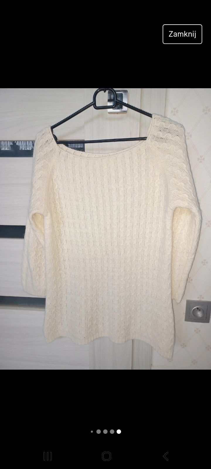 Sweter wełniany M
