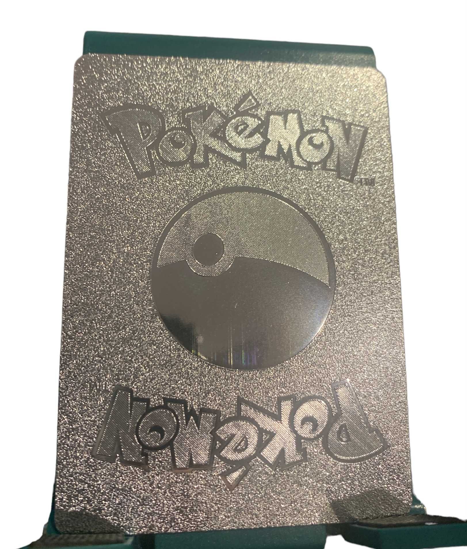 Świąteczna srebrna karta Pokemon Christmas Gold wysokie HP 2512