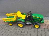 John deere Peg perego na akumlator + przyczepka