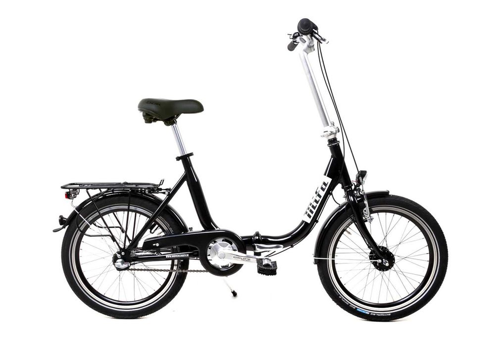 Aluminiowy rower składany składak niska rama Mifa 3-biegi Shimano