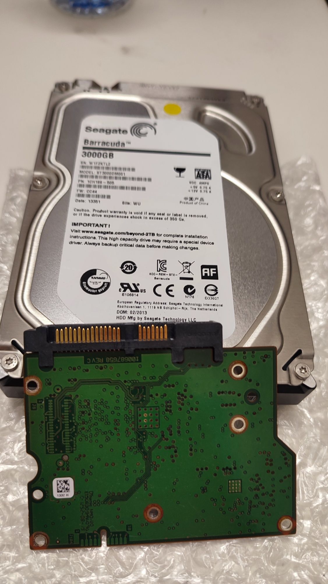 Placa lógica HDD seagate barracuda 3TB