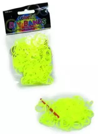 Gumki 250 żółte do robienia bransoletek.  p12   HIPO. Hipo