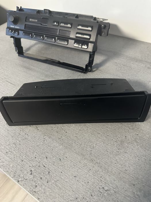 Магнітола оригінал bmw e46 + рамка переносу і ніша