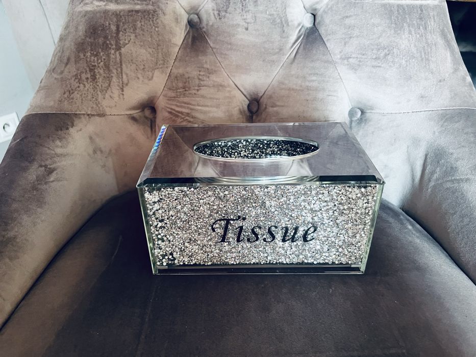 Chustecznik, pudełko na chusteczki glamour