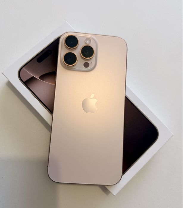 iPhone 16 Pro Max 256GB Pustynny Tytan - Stan Idealny