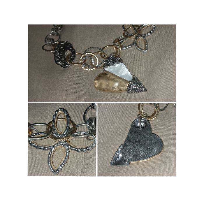 Masuwna metalowa kolia