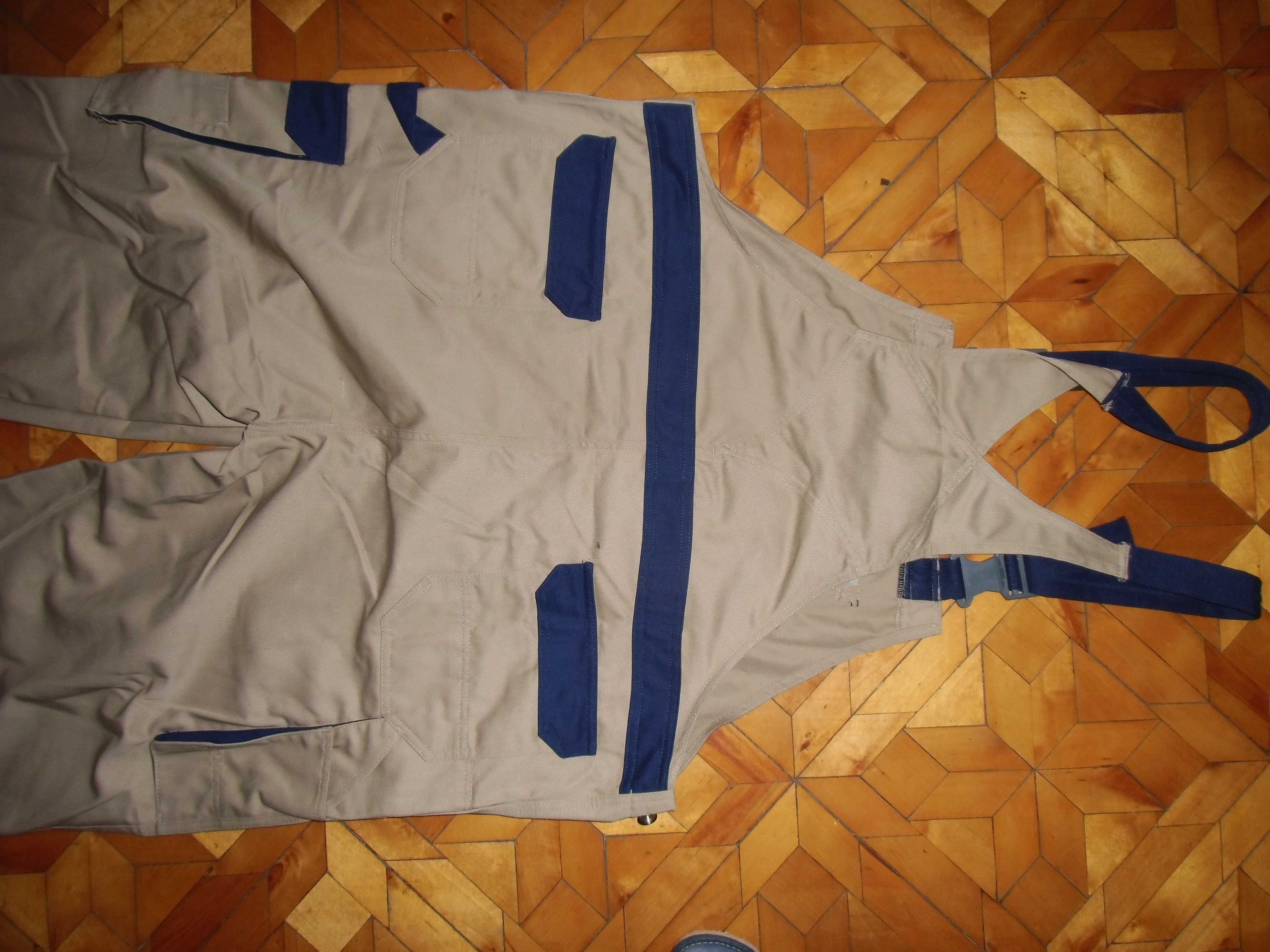 Ogrodniczki robocze solidne niemieckie pas 118-126 cm XXXXL Nowe