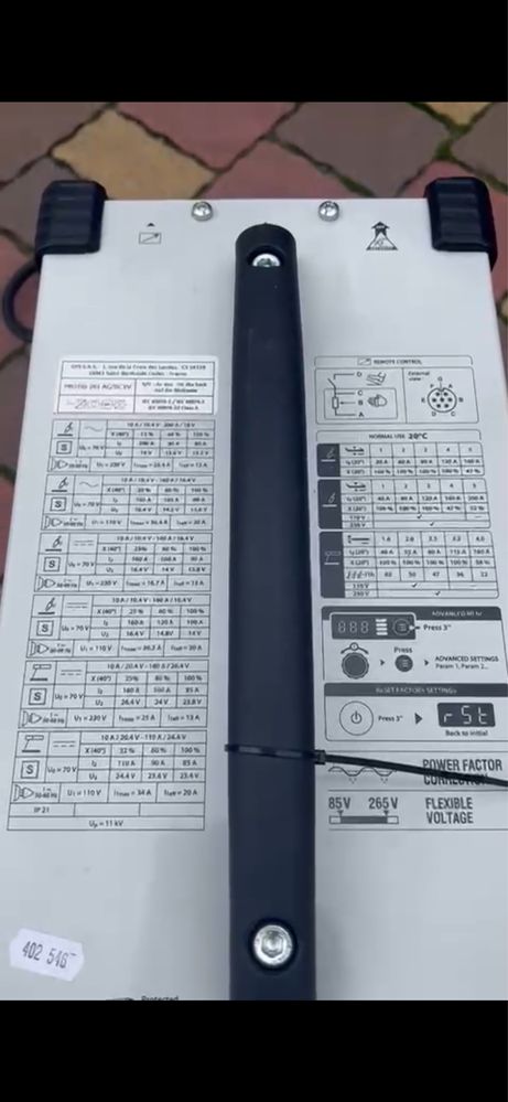 Зварювальний апарат TIG PROTIG 201 AC/DC HF FV GYS (063945)