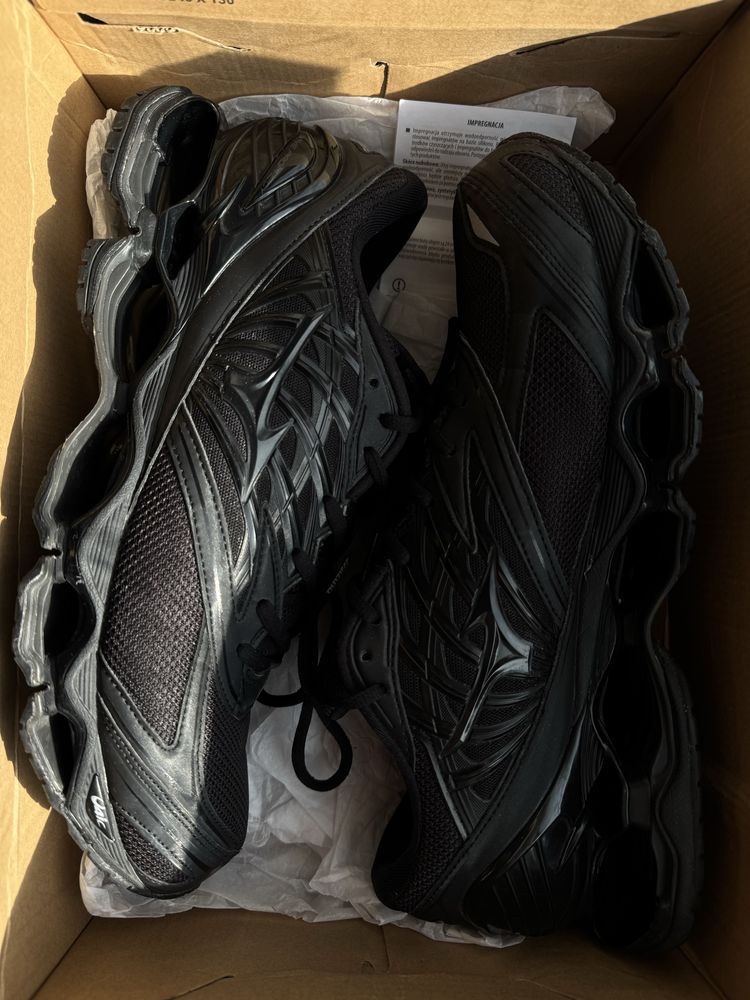 Mizuno Wave Prophecy LS black 12us чоловічі кросівки