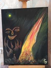 Картина олійними фарбами Дух Вогню