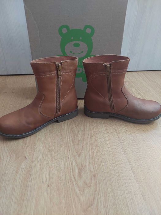 Kozaki dziewczęce brązowe r. 30