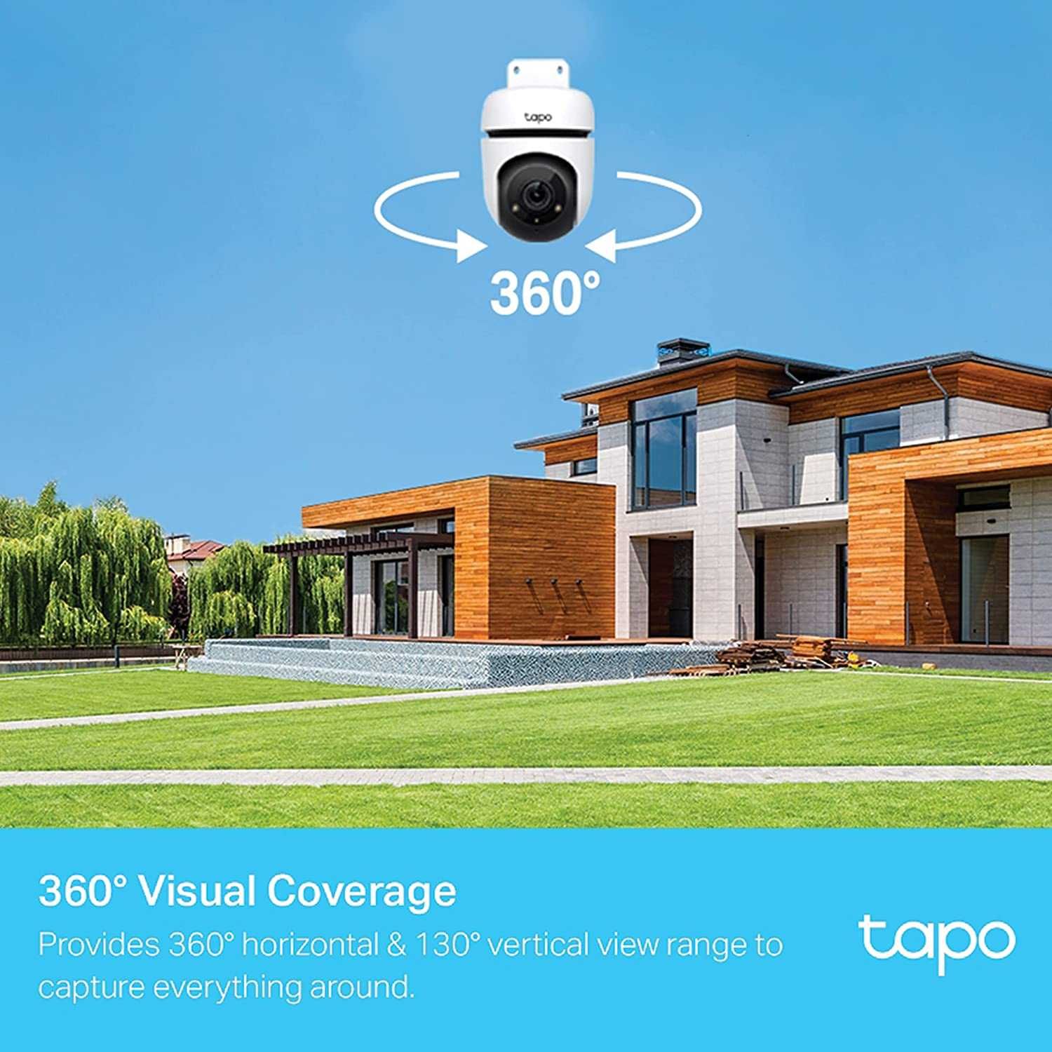 Kamera TP-Link, Tapo Wi-FI Zewnętrzna 360°, 1080p