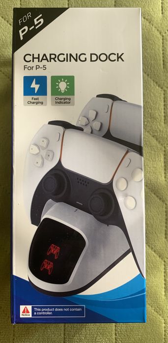 Продам зарядку для джойстика Charging Dock for P-5 на 2 геймпади