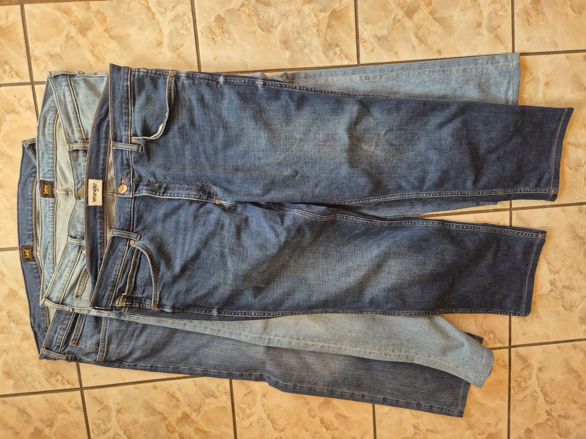 Wrangler, lee 3 pary jeansów 38-30