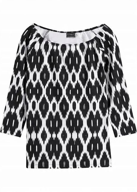 B.P.C bluzka carmen we wzory r.36/38