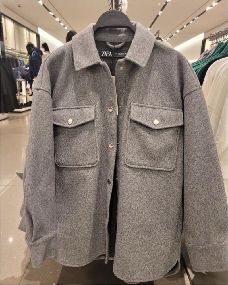 Zara сорочка рубашка тепла