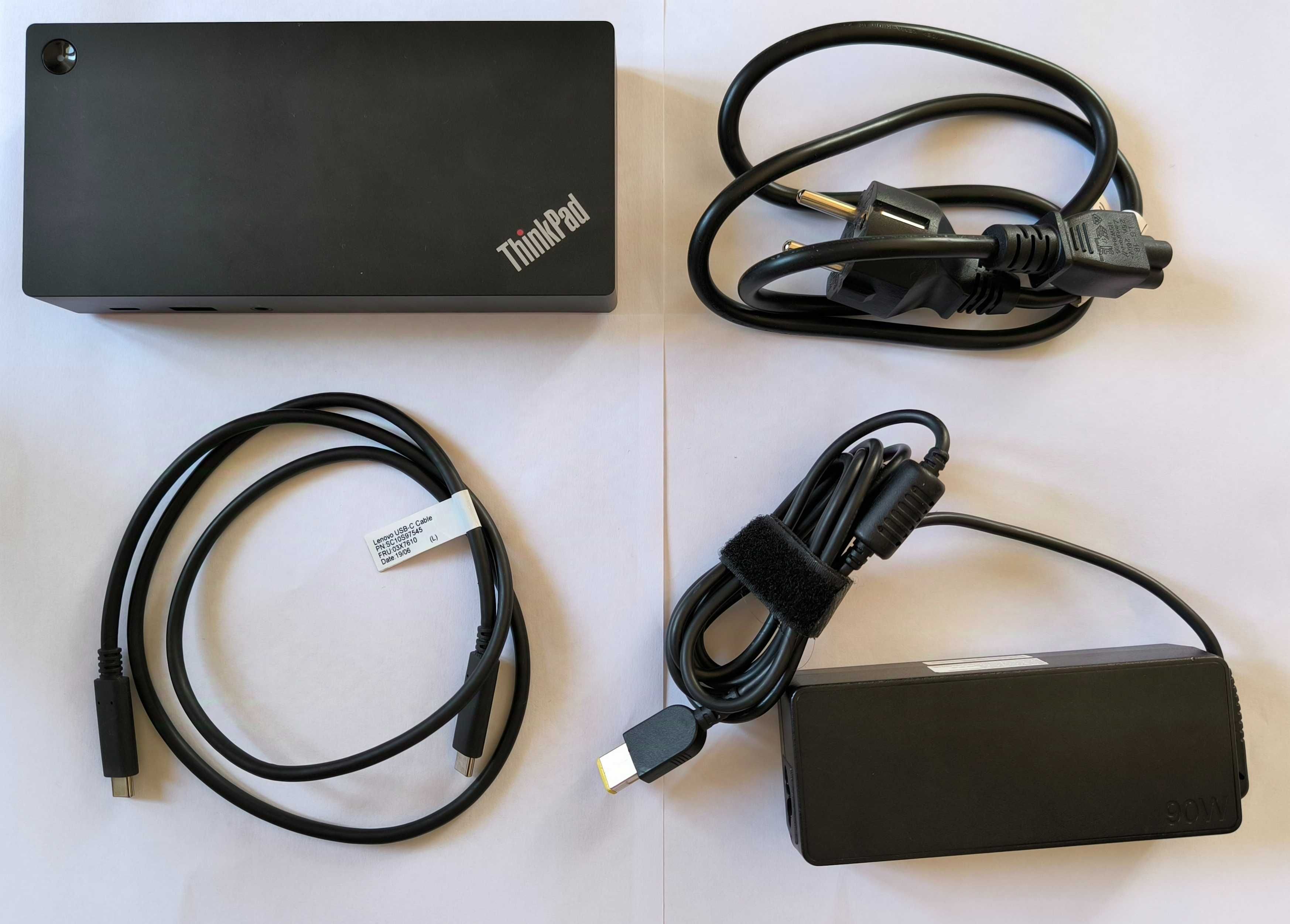 Doca Lenovo ThinkPad USB-C Dock Gen 2 - Pouco Uso