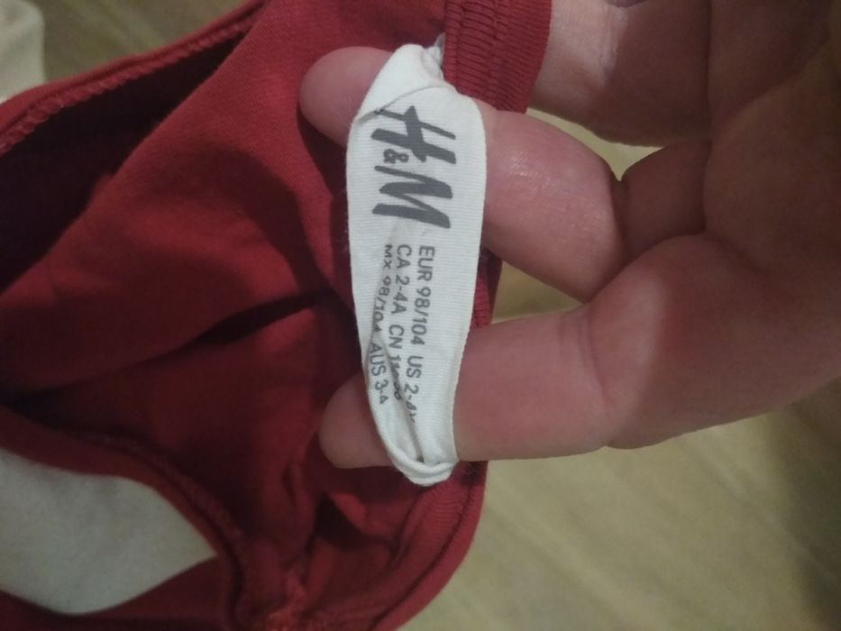 Bluzka bluzeczka świąteczna H&M swieta