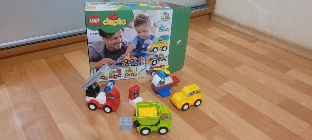 Конструктор LEGO DUPLO, 1+ . Мої перші машинки (10886).
