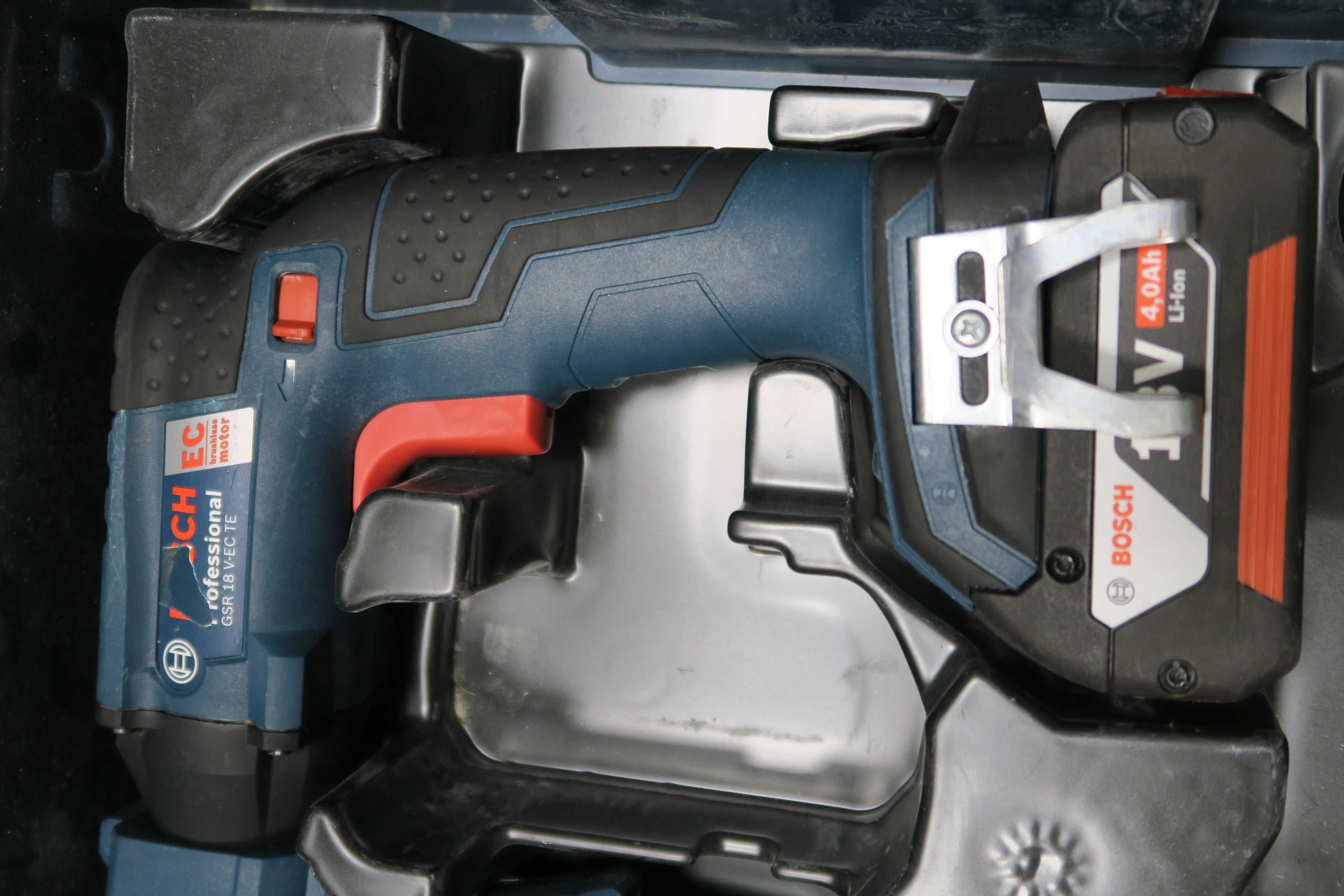 Wkrętarka do płyt gips-karton akumulatorowa BOSCH GSR 18 V-EC TE kompl