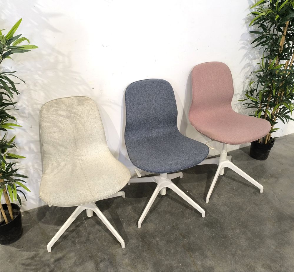 Fajne obrotowe fotele Ikea Langfjall duża ilość super stan dowóz wysył