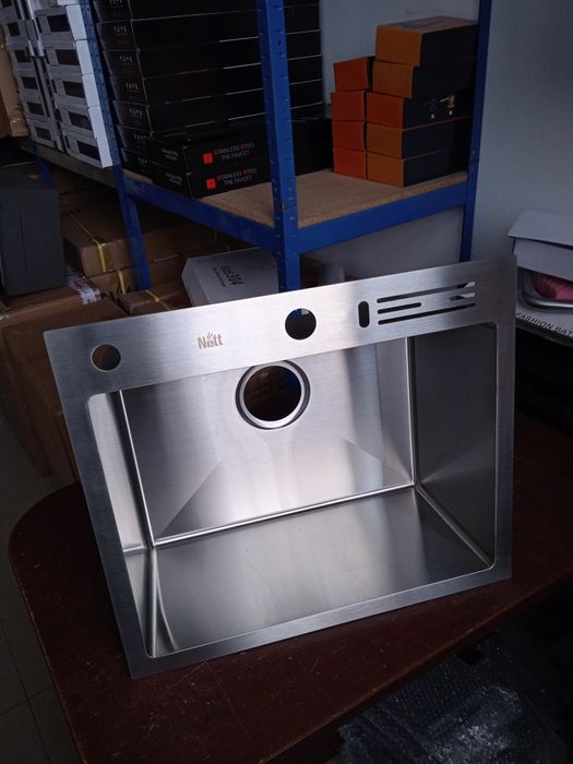 Мийка для кухні з нержавіючої сталі Nett NS-5245 (Уцінка)