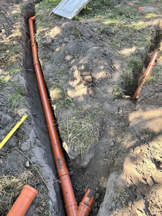 Септик під ключ, копка траншей,копка каналізації, вигрібні ями