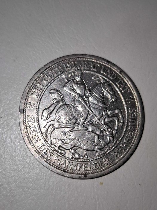 Moneta 3 marki niemieckie 1915 rok - srebro - szczegóły w opisie