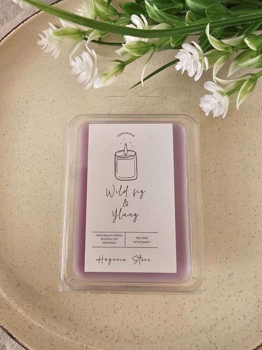 Sojowy wosk do kominka o zapachu Wild fig & Ylang