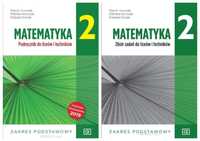 NOWE] Matematyka 2 Zbiór zadań + Podręcznik Podstawowy PAZDRO