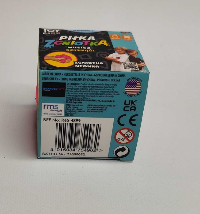 Toy Busters Piłka Zgniotka Kameleonka