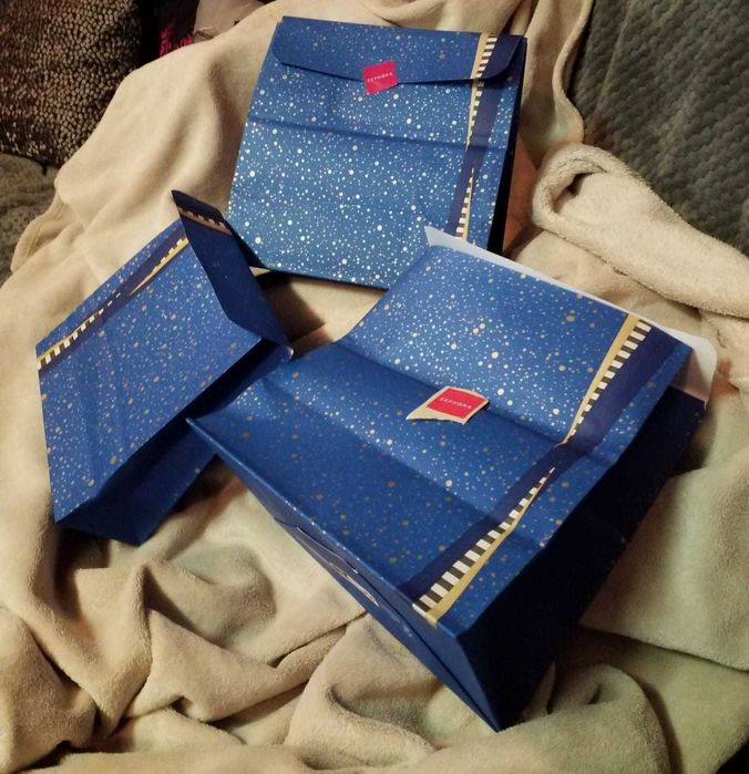 Sephora 3 torebki prezentowe. Nowe, niebieskie.