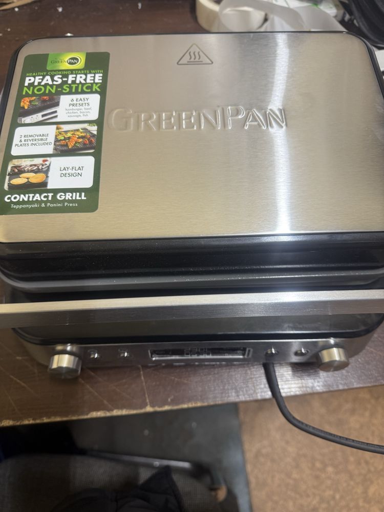 GreenPan Grill elektryczny opiekacz Bistro wielofunkcyjny