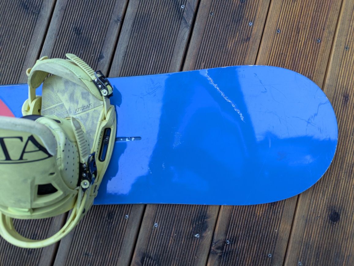 Burton Custom 163 deska snowboardowa snowboard wiązania Malavita Flux