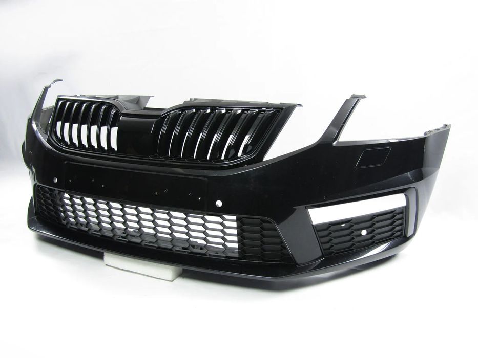 Zderzak przedni Skoda Octavia 3 RS 17 - 20 Sprysk. / Pdc-4 Lakier 9910 / LF9R